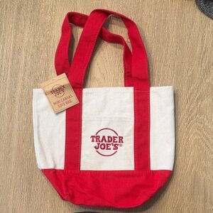 Trader Joe’s Red Mini Canvas Tote